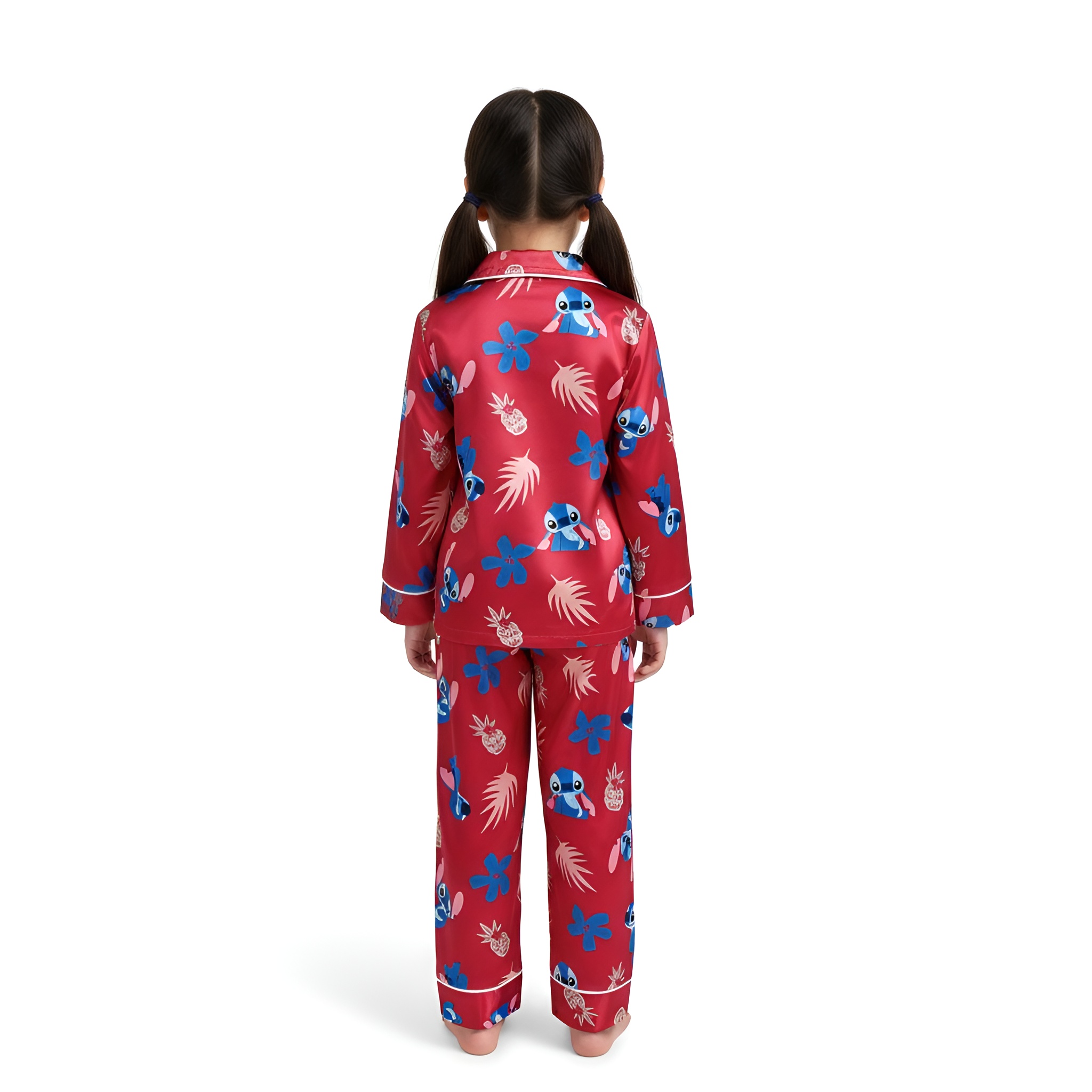 Alien Character Cartoon Print Pajama Set