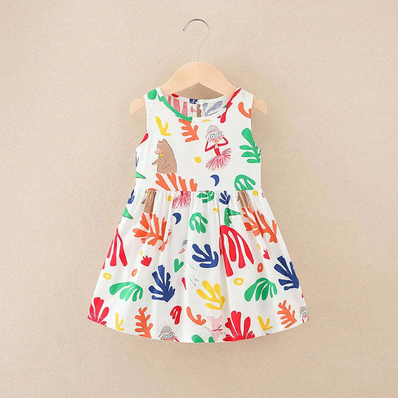 Floral Paradise Toddler Dress-Cozy Stroller