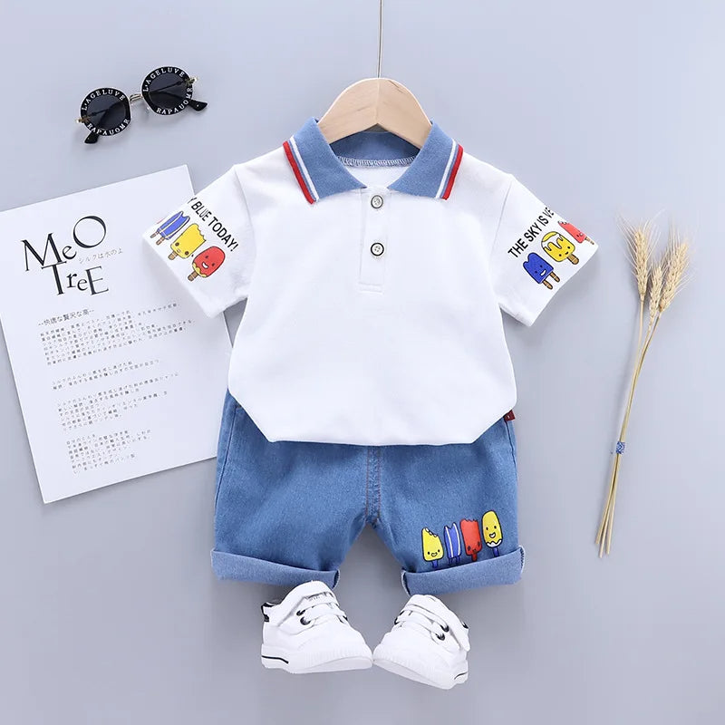 Half Sleeve Tshirt And Shorts-Cozy Stroller