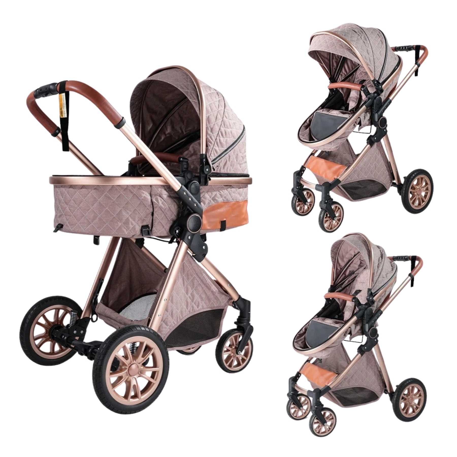 High Landscape Bidirectional Folding Travel Stroller