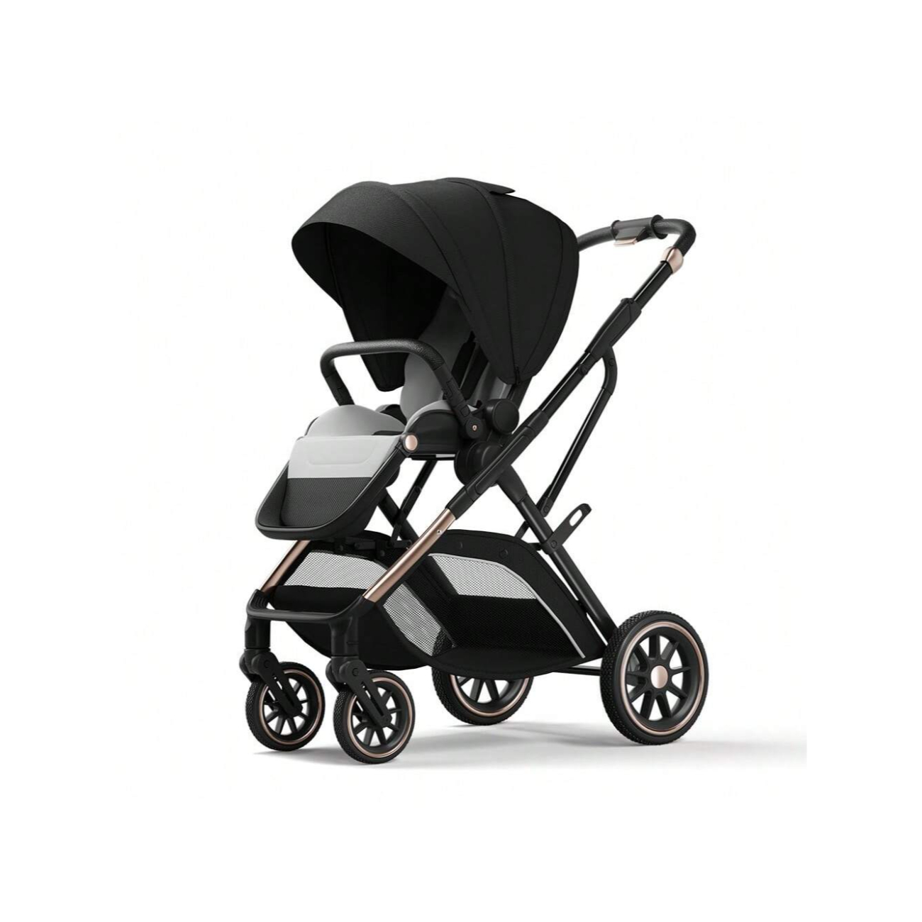 High Landscape Convertible Newborn Pushchair Stroller