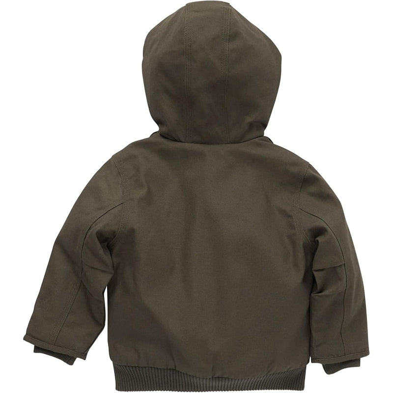 Canvas Insulated Hooded Jacket-Cozy Stroller