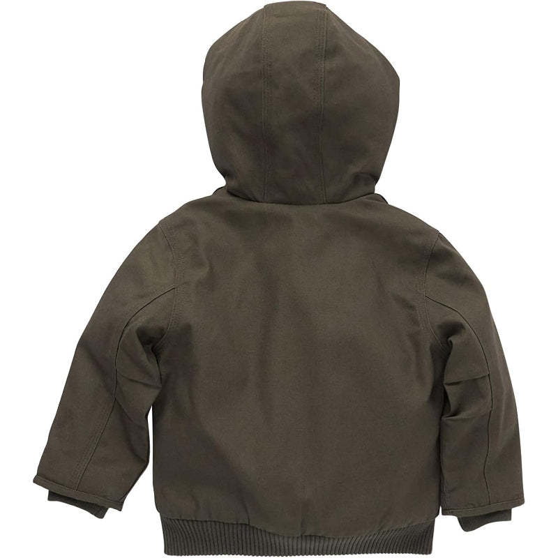 Canvas Insulated Hooded Jacket-Cozy Stroller