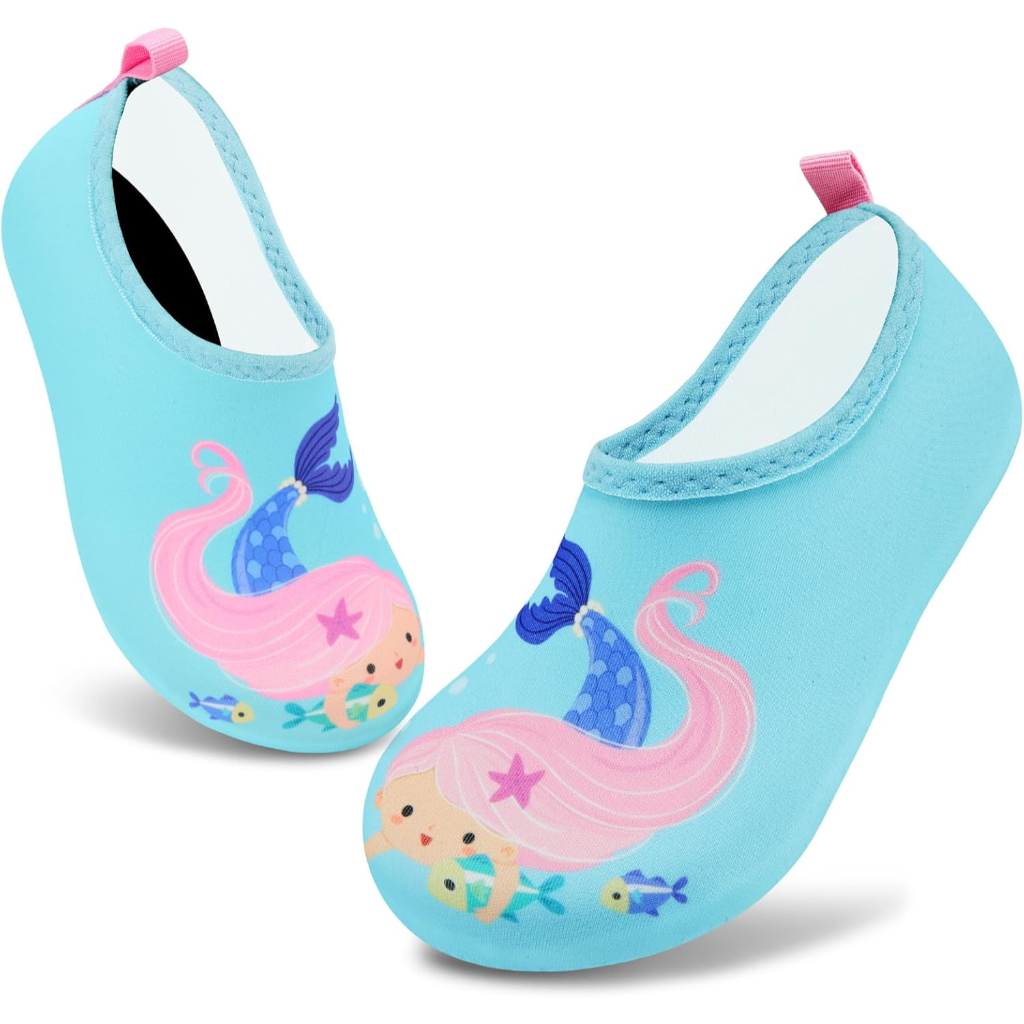 Kids Water Shoes For Girls And Boys Quick Dry Aqua Socks For Beach Swim And Outdoor Sports