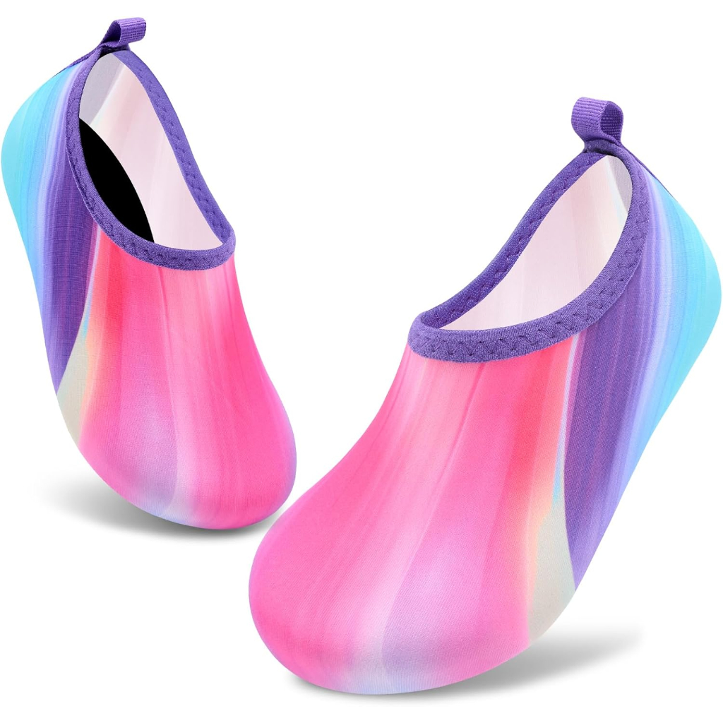 Kids Water Shoes For Girls And Boys Quick Dry Aqua Socks For Beach Swim And Outdoor Sports