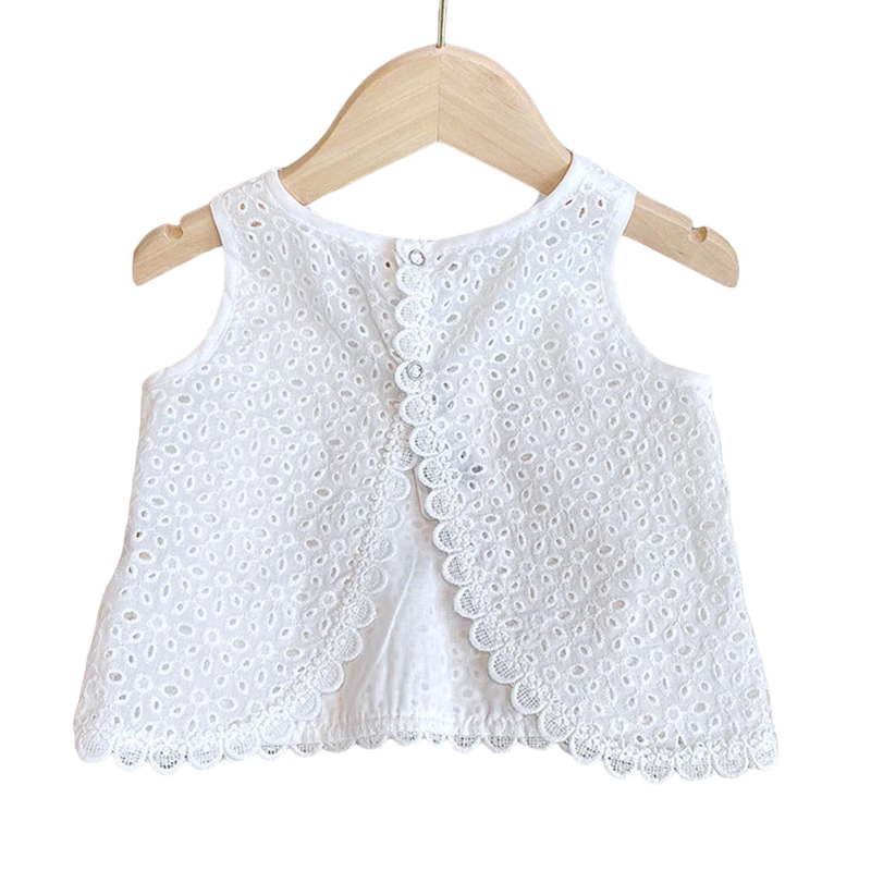 Lace Trimmed Sleeveless Top-Cozy Stroller