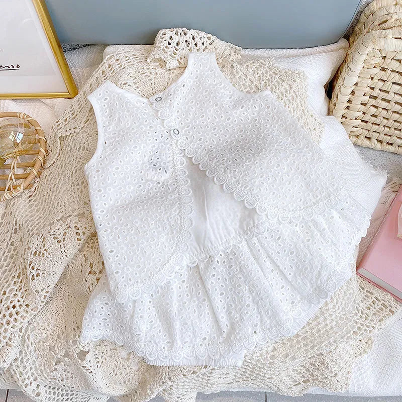 Lace Trimmed Sleeveless Top-Cozy Stroller
