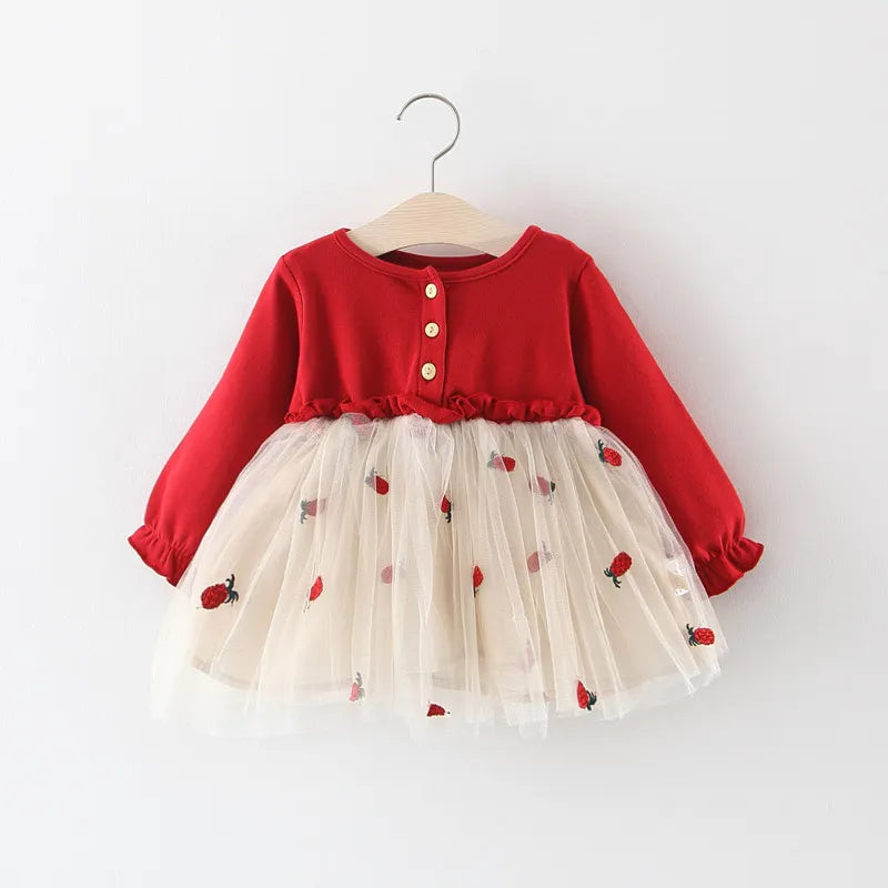 Ladybug Tulle Dress-Cozy Stroller