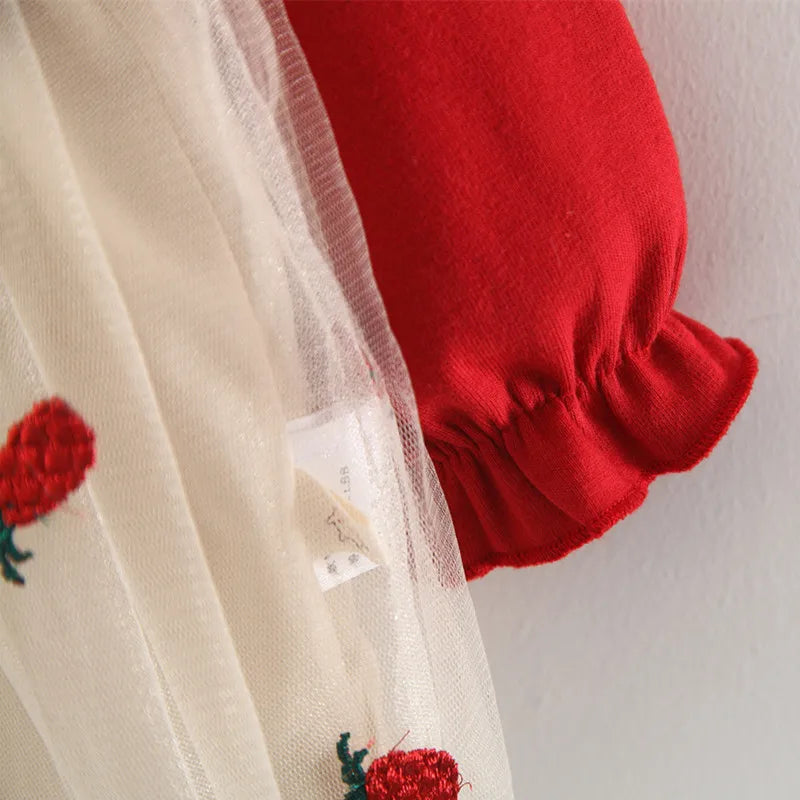 Ladybug Tulle Dress-Cozy Stroller