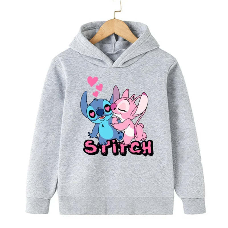 Long Sleeve Printed Hoodie-Cozy Stroller