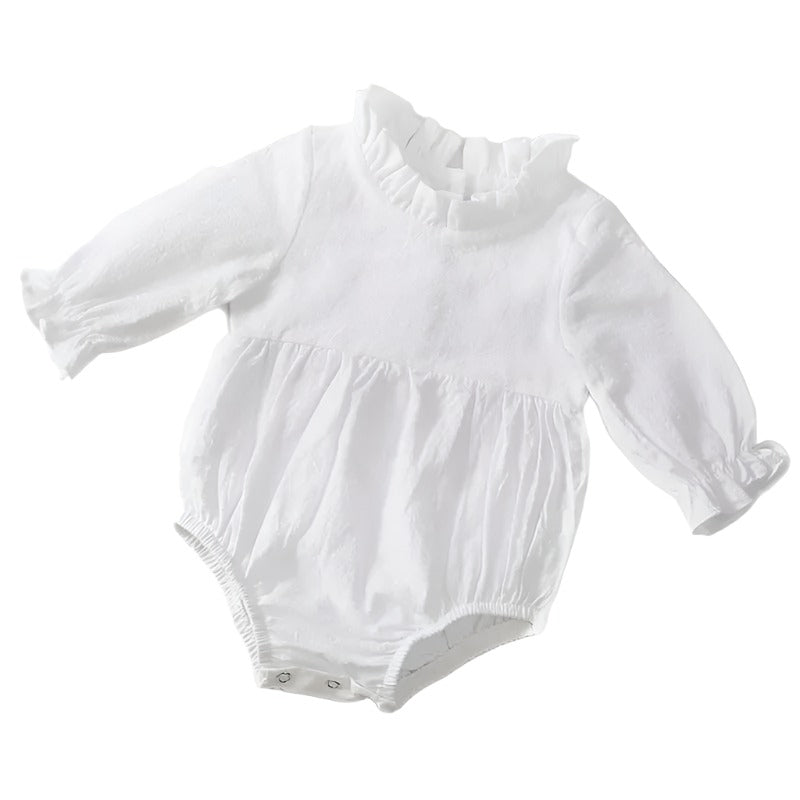 Long Sleeve Ruffles Rompers-Cozy Stroller