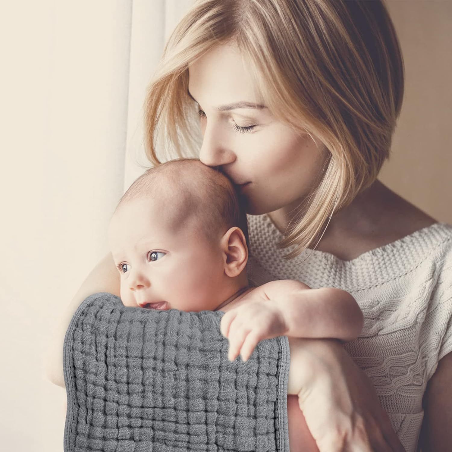 Muslin Cotton Burping Cloths For Soft Baby Essentials-Cozy Stroller