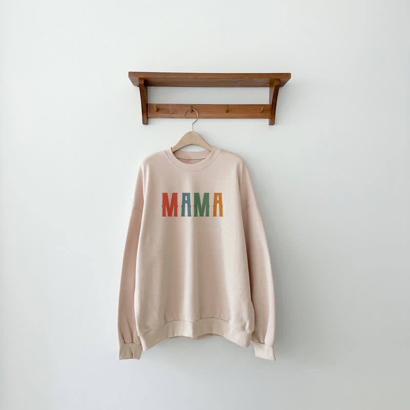 Mama Printed Sweatshirt-Cozy Stroller