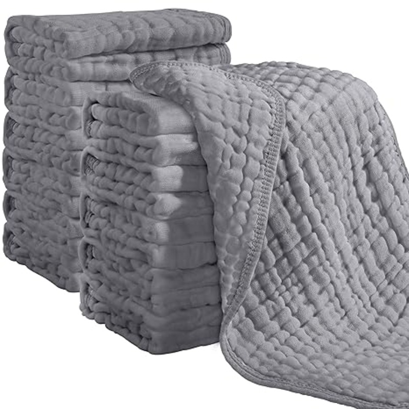 Muslin Cotton Burping Cloths For Soft Baby Essentials