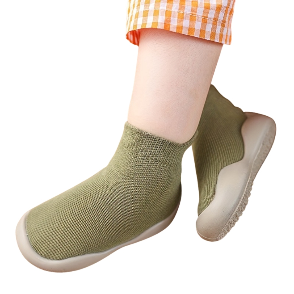 Non Slip Baby Walking Shoes With Cushioned Insole