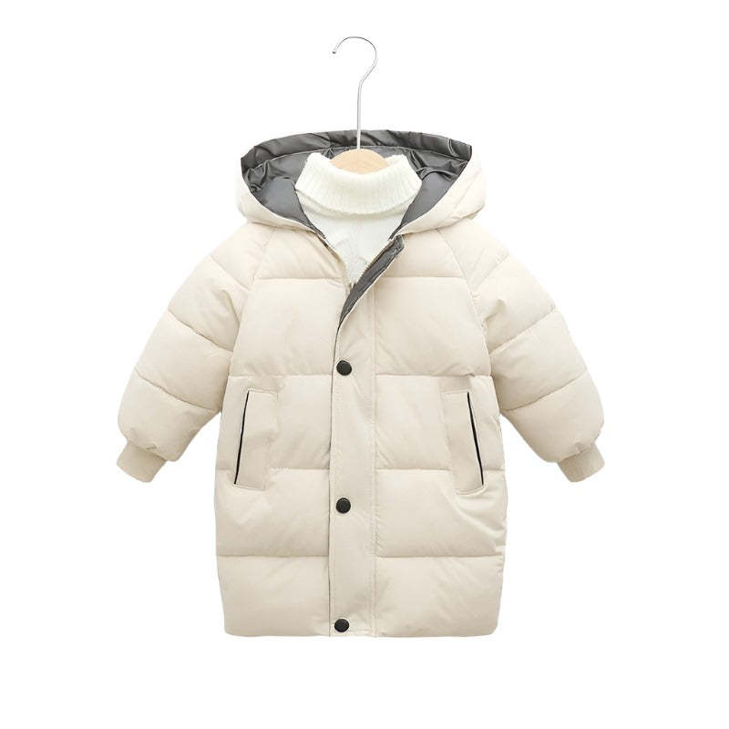 Outerwear Blush Hooded Puffer Jacket-Cozy Stroller
