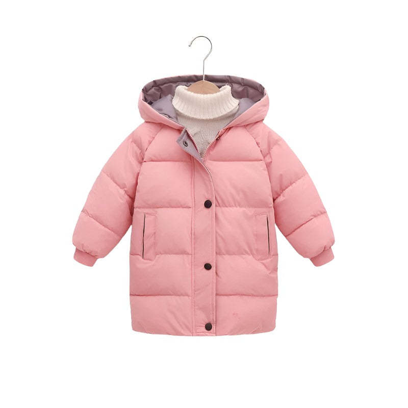 Outerwear Blush Hooded Puffer Jacket-Cozy Stroller