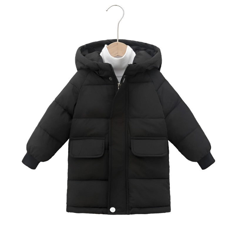 Outerwear Blush Hooded Puffer Jacket-Cozy Stroller