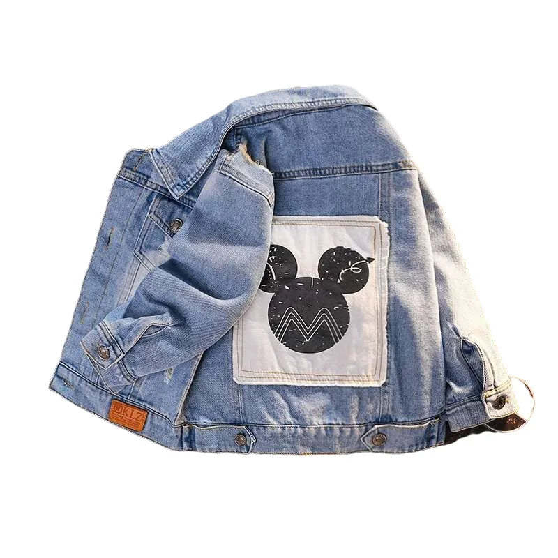 Outerwear Cartoon Jean Jackets-Cozy Stroller