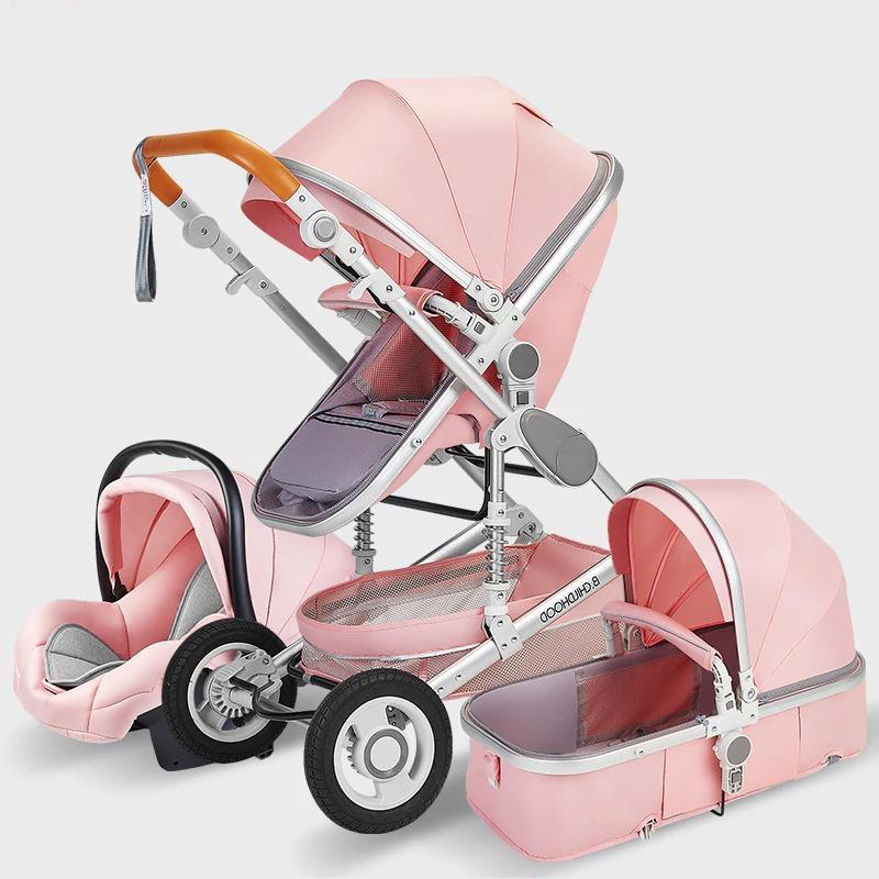 3-in-1 Comfy Baby Stroller & Travel System-Cozy Stroller