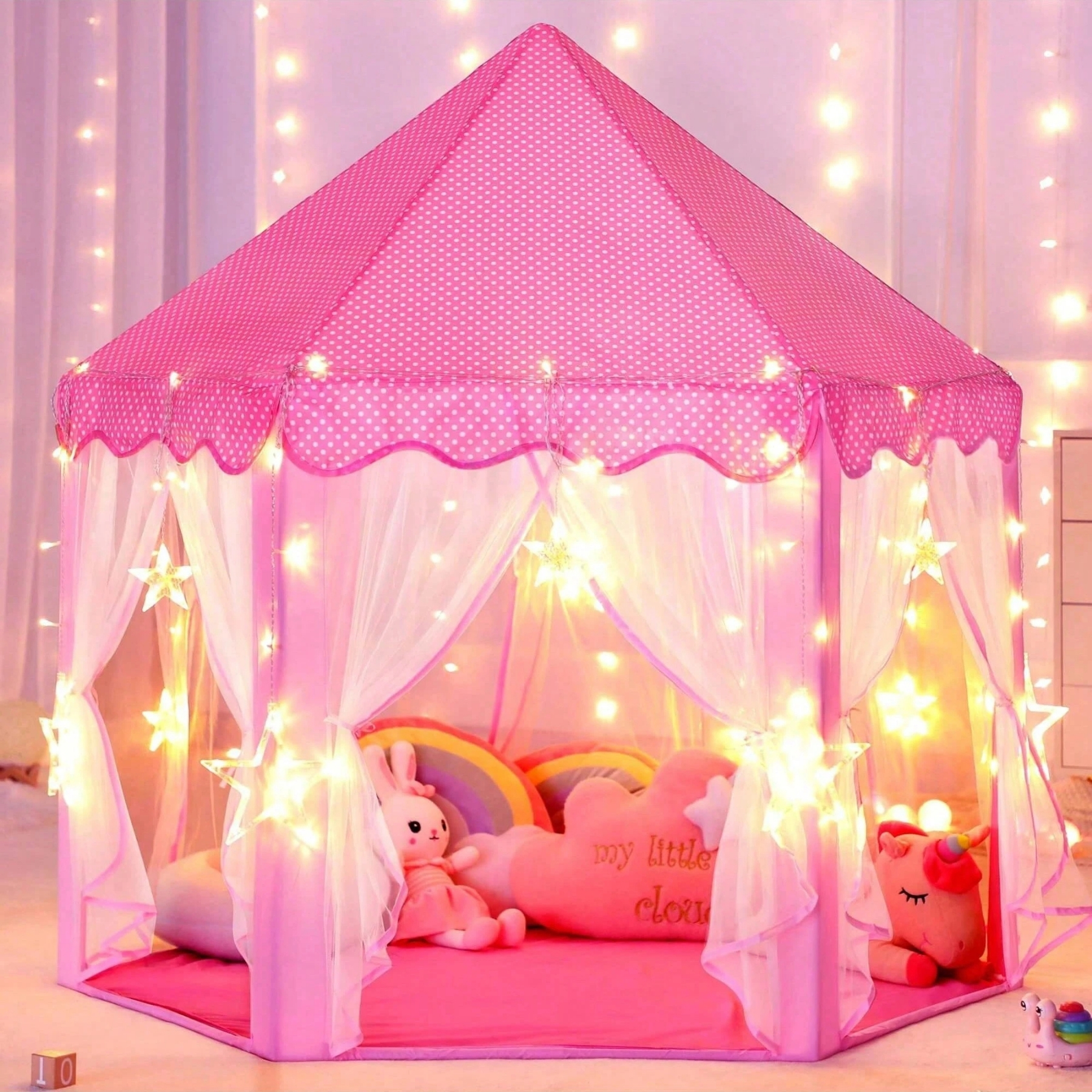 Princess Castle Fairy Tent Play Toys
