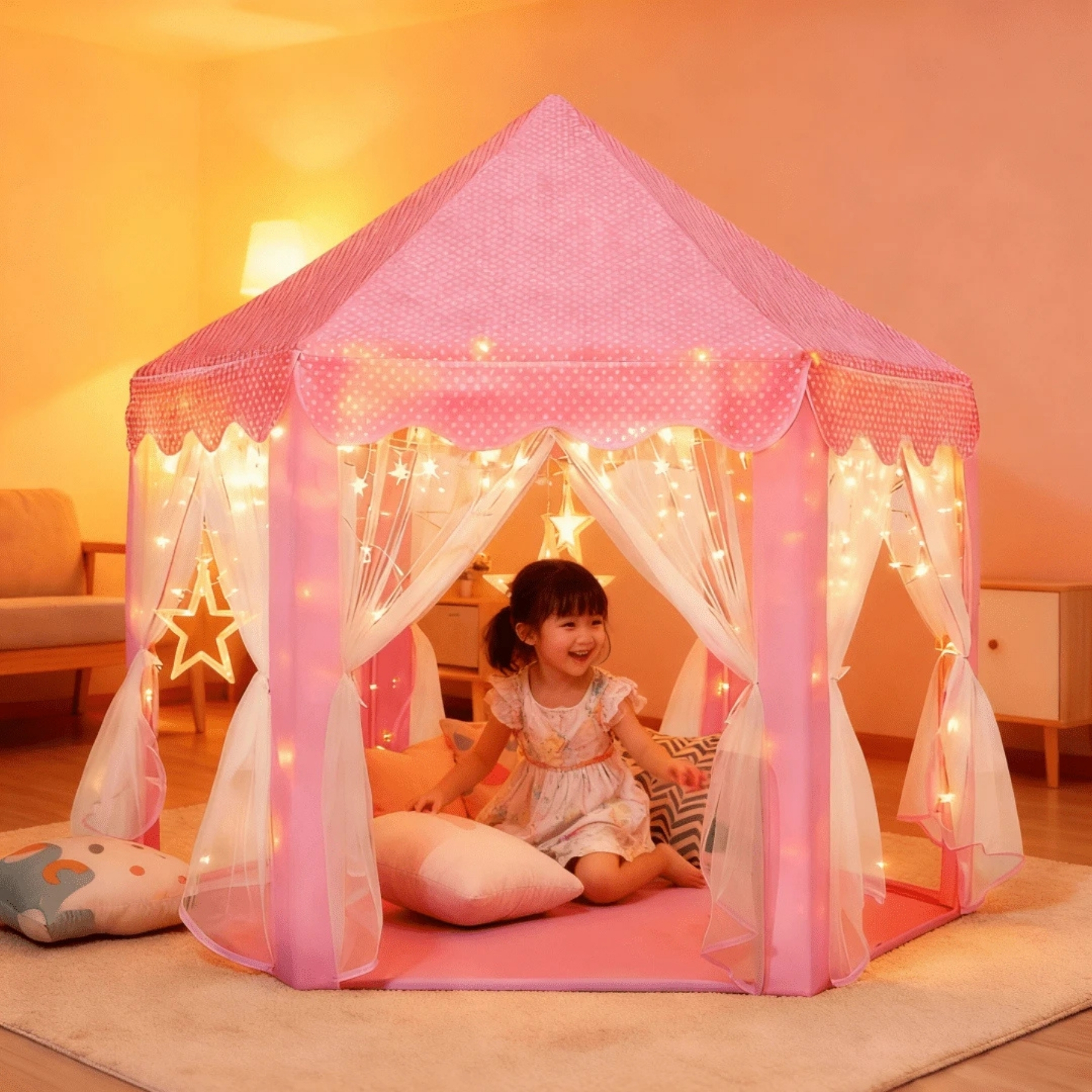 Princess Castle Fairy Tent Play Toys