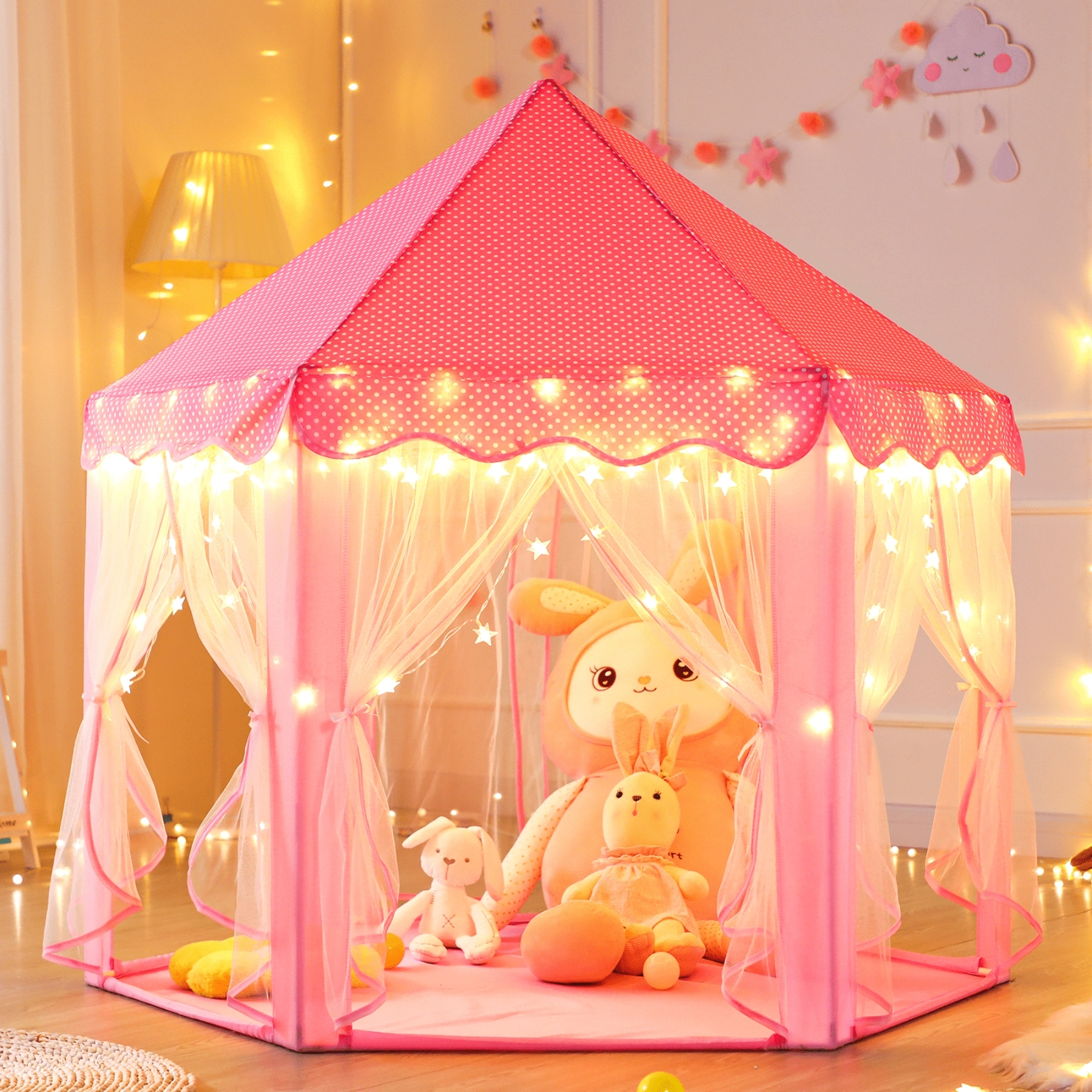 Princess Castle Fairy Tent Play Toys