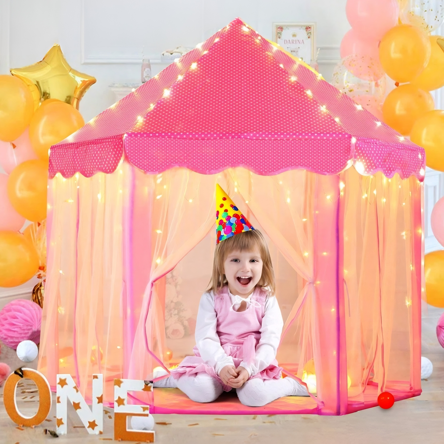 Princess Castle Fairy Tent Play Toys