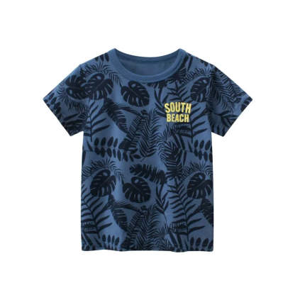 Printed Short Sleeve T Shirt-Cozy Stroller