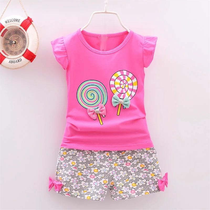 Printed Summer Clothes Sets-Cozy Stroller