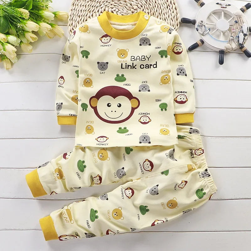 Animal Printed Top And Pant Set-Cozy Stroller
