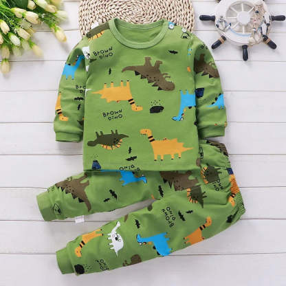 Animal Printed Top And Pant Set-Cozy Stroller
