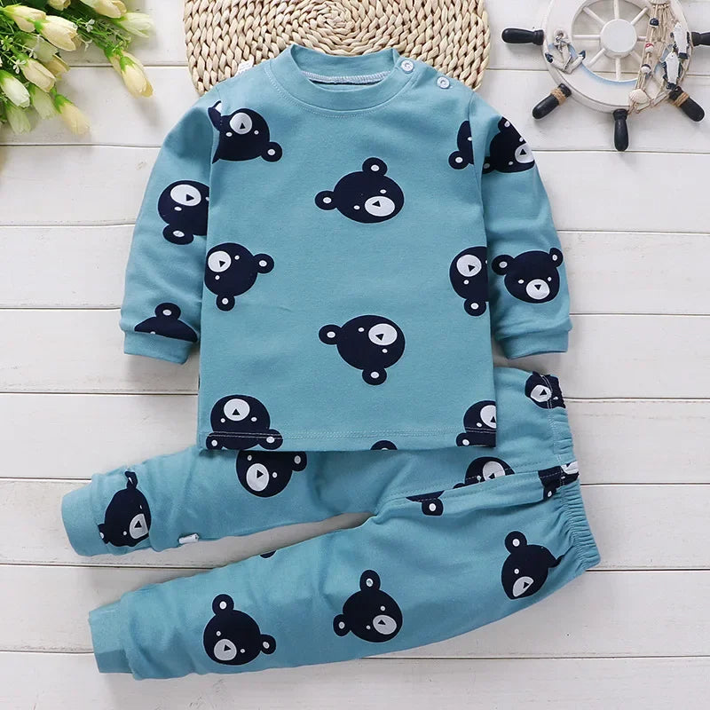 Animal Printed Top And Pant Set-Cozy Stroller