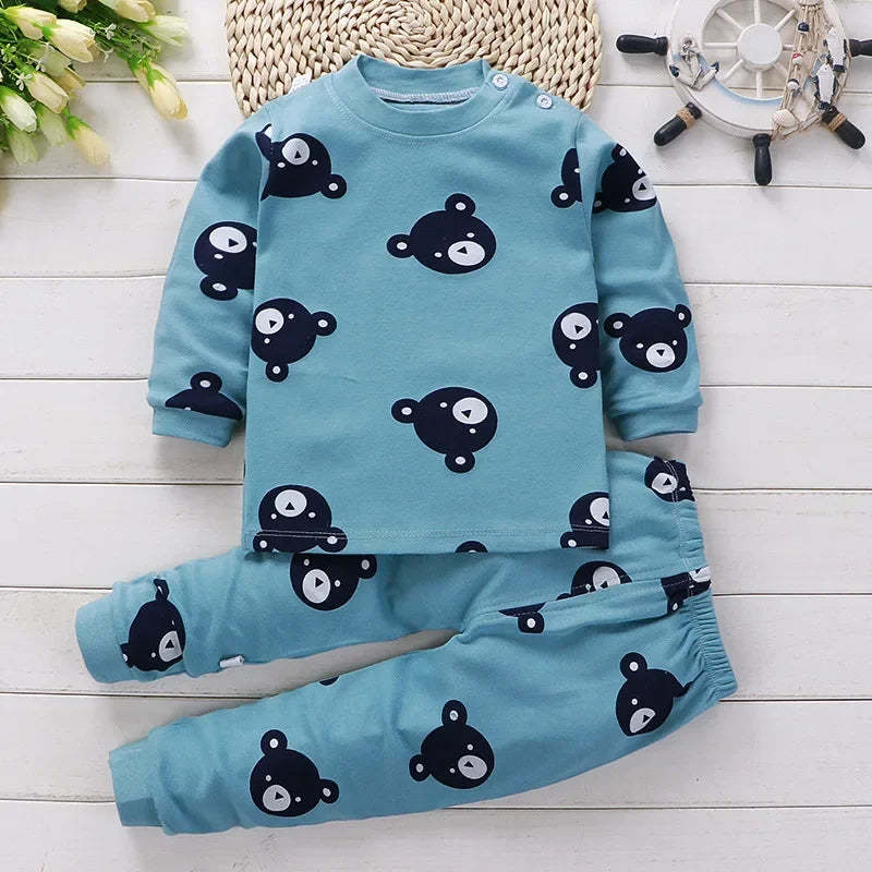 Animal Printed Top And Pant Set-Cozy Stroller