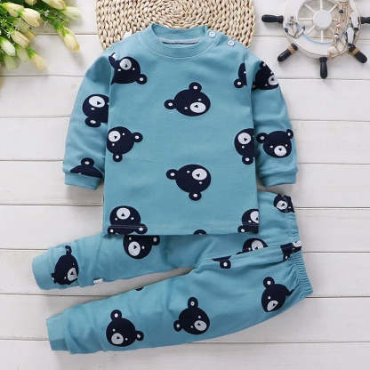 Animal Printed Top And Pant Set-Cozy Stroller