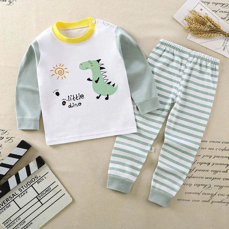 Animal Printed Top And Pant Set-Cozy Stroller