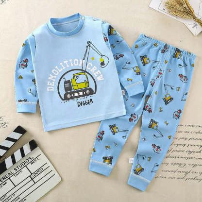 Animal Printed Top And Pant Set-Cozy Stroller