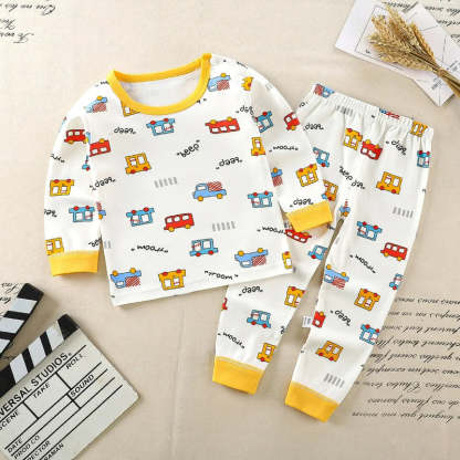 Animal Printed Top And Pant Set-Cozy Stroller