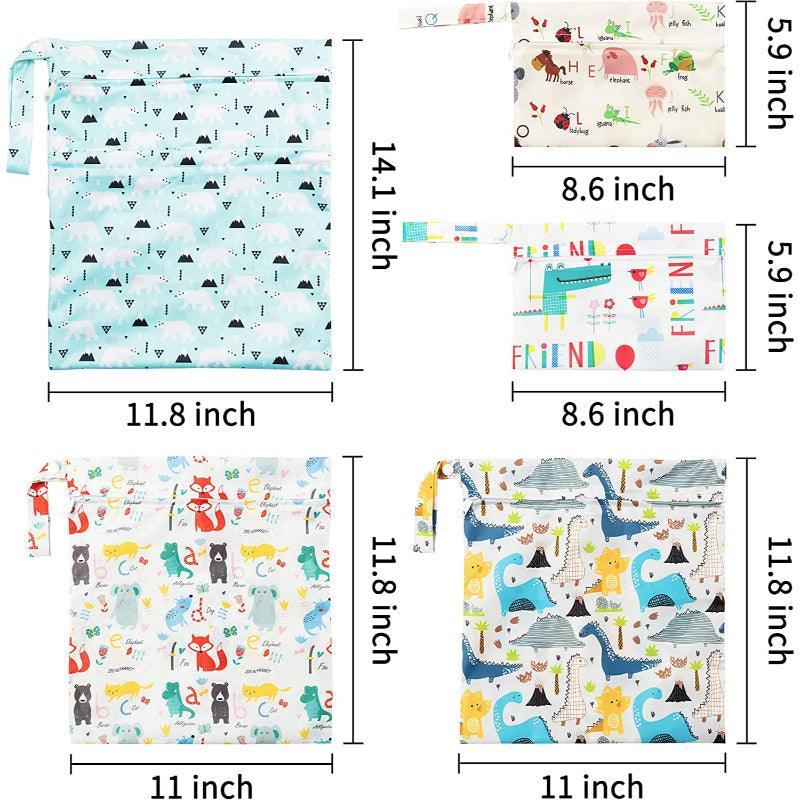 Waterproof Printed Diaper Bags-Cozy Stroller