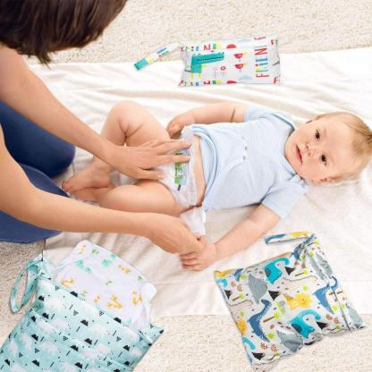 Waterproof Printed Diaper Bags-Cozy Stroller