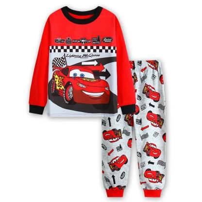 Racing Themed Pajama Set For Children-Cozy Stroller