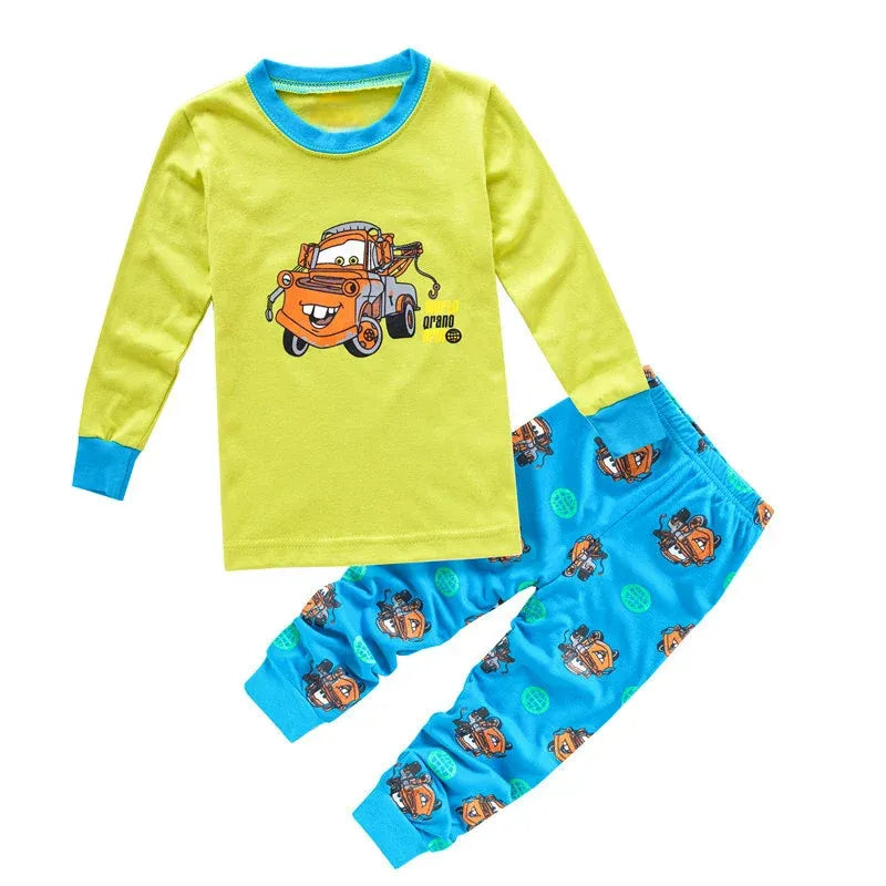Racing Themed Pajama Set For Children-Cozy Stroller