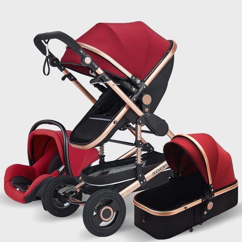 3-in-1 Comfy Baby Stroller & Travel System-Cozy Stroller