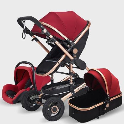 3-in-1 Comfy Baby Stroller & Travel System-Cozy Stroller