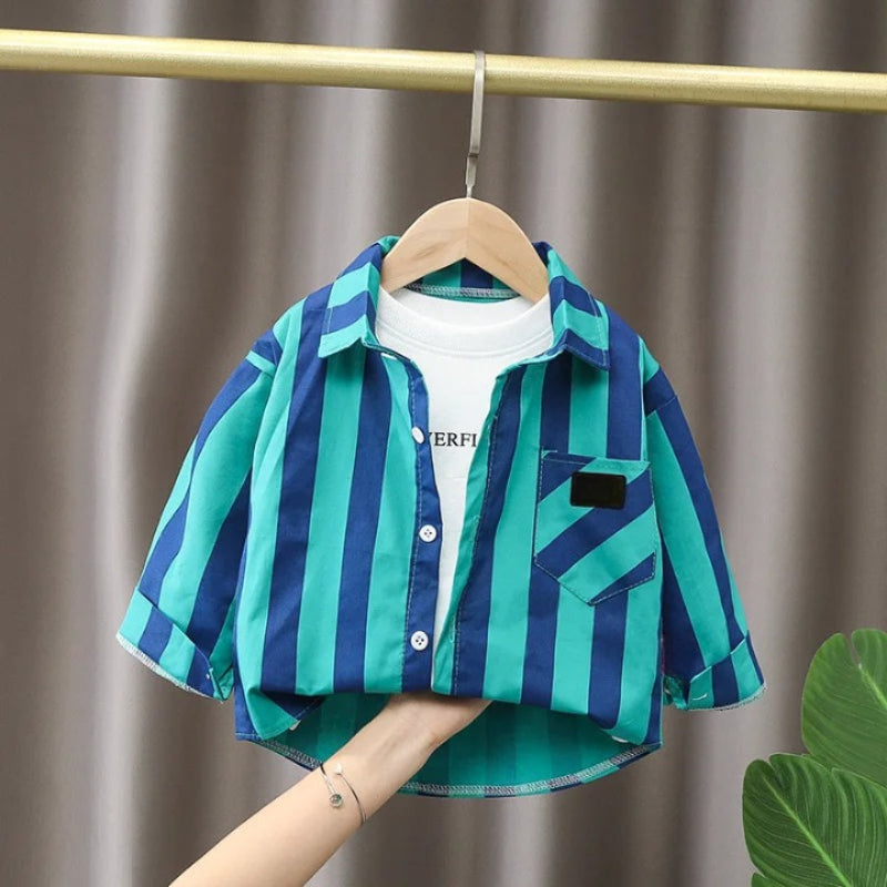 Rustic Plaid Layering Shirt-Cozy Stroller