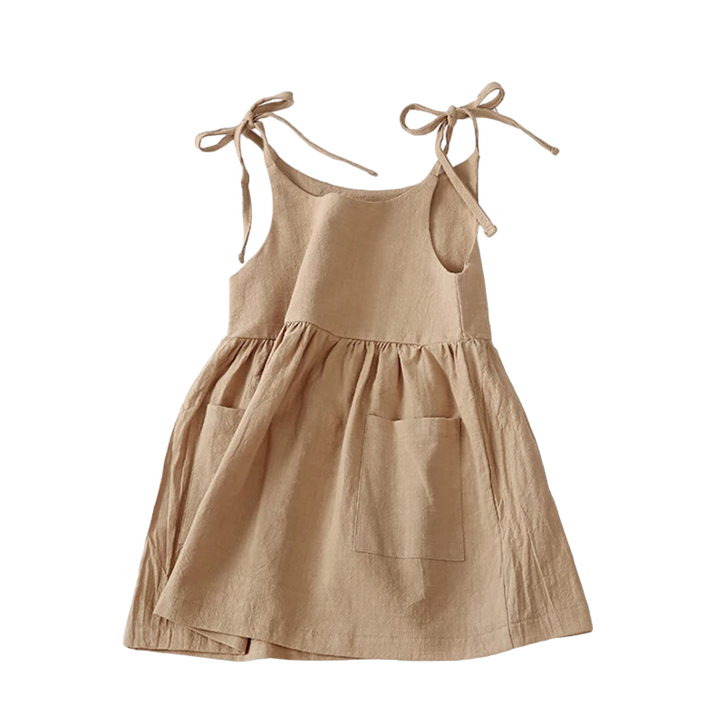 Suspender Sundress With Pocket-Cozy Stroller