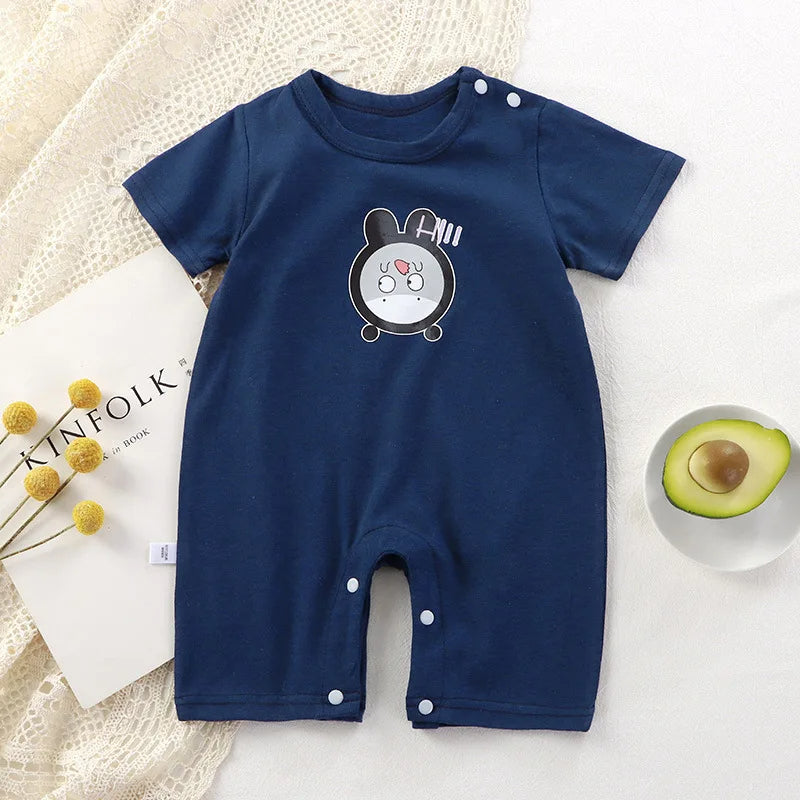 Short Sleeve Romper Jumpsuit-Cozy Stroller