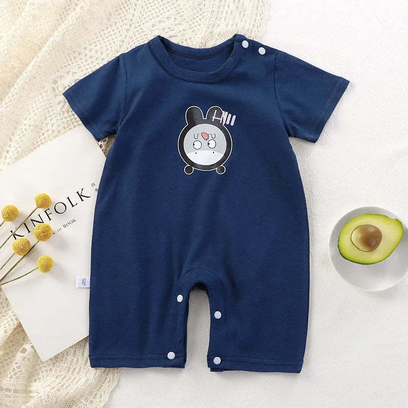 Short Sleeve Romper Jumpsuit-Cozy Stroller