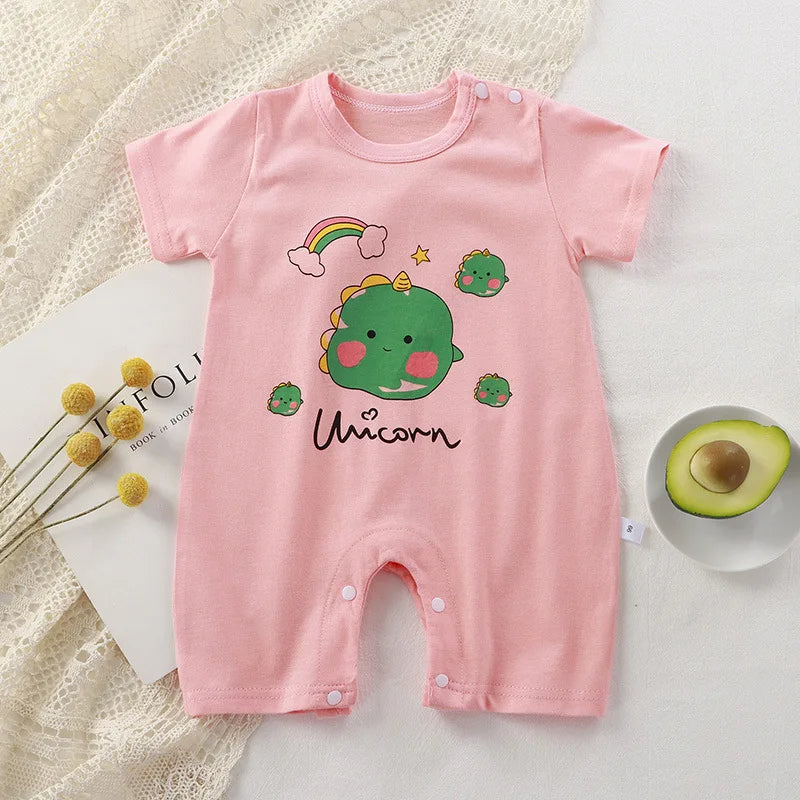 Short Sleeve Romper Jumpsuit-Cozy Stroller