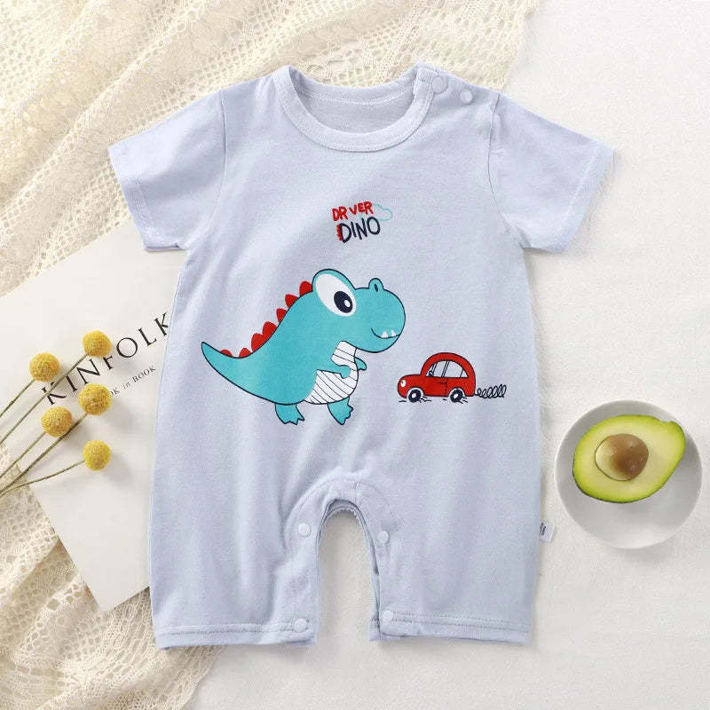 Short Sleeve Romper Jumpsuit-Cozy Stroller